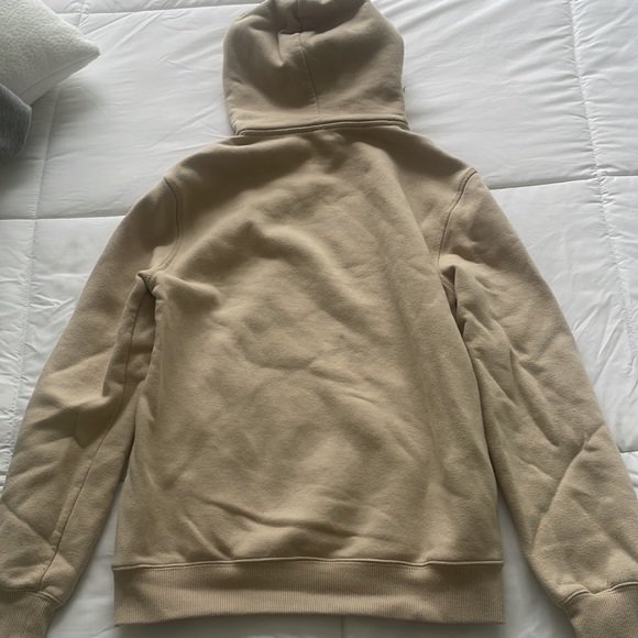 Tan XS unisex hoodie pullover - Picture 3 of 4